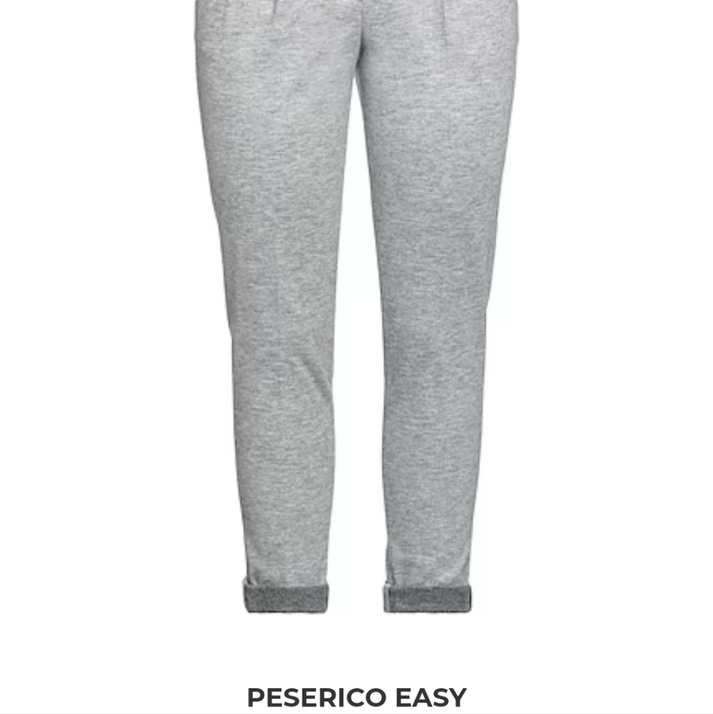 Peserico Gray Cropped Tapered Pants - Picture 3 of 11